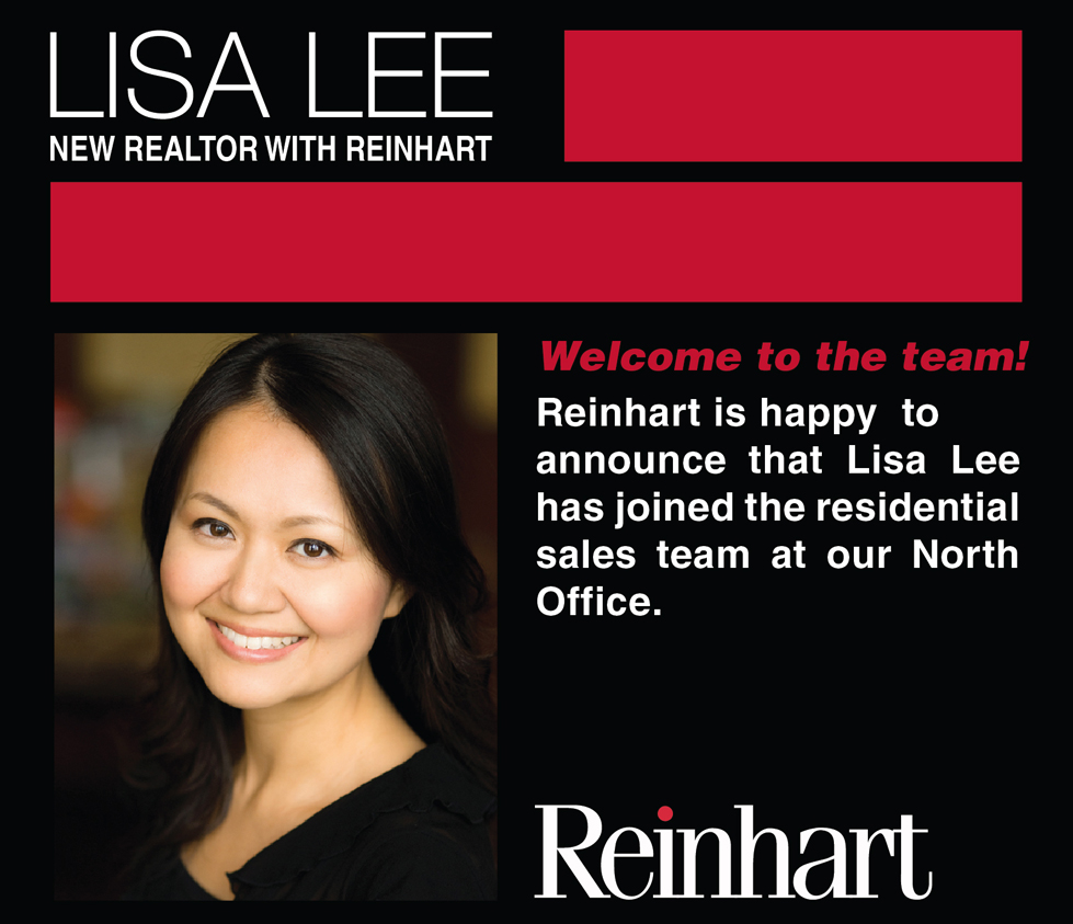 Welcome to the Charles Reinhart Company, Lisa Lee